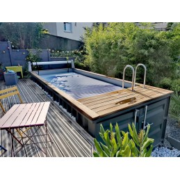 Container Piscine de dimensions 6 m